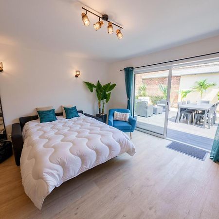 L'Escale Tropicale, Appartement Independant Avec Terrasse Privative Saint-Quentin  Esterno foto