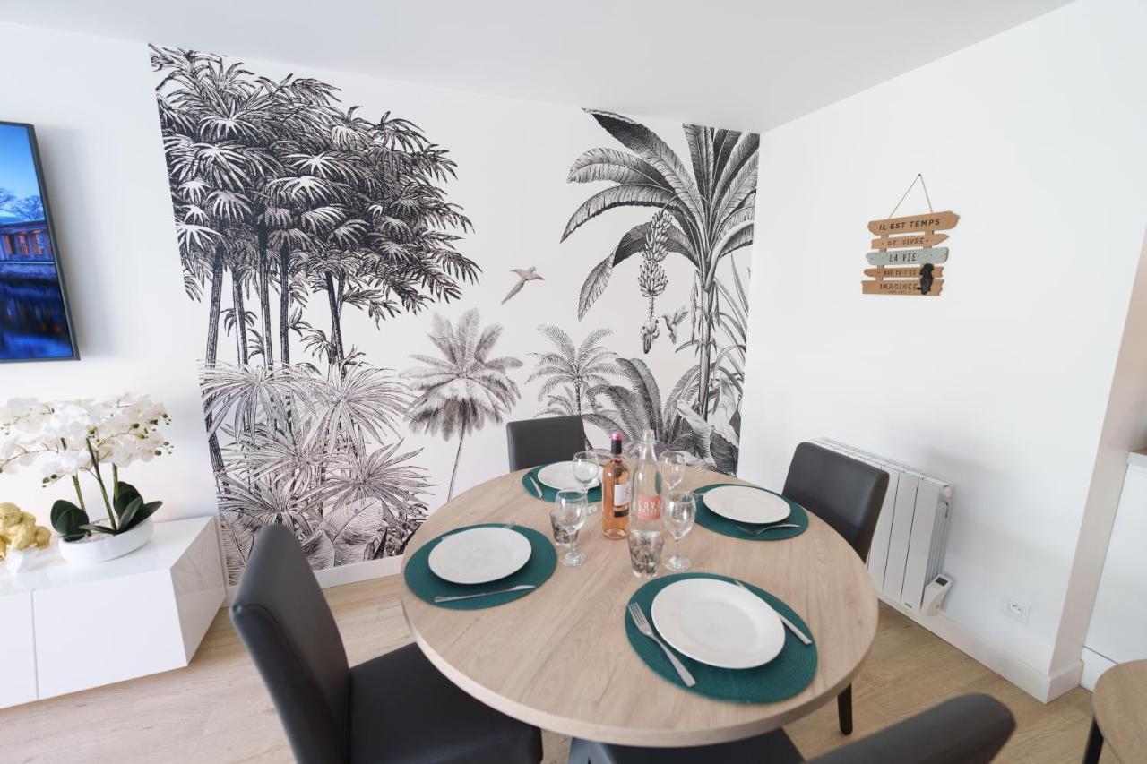 L'Escale Tropicale, Appartement Independant Avec Terrasse Privative Saint-Quentin  Esterno foto