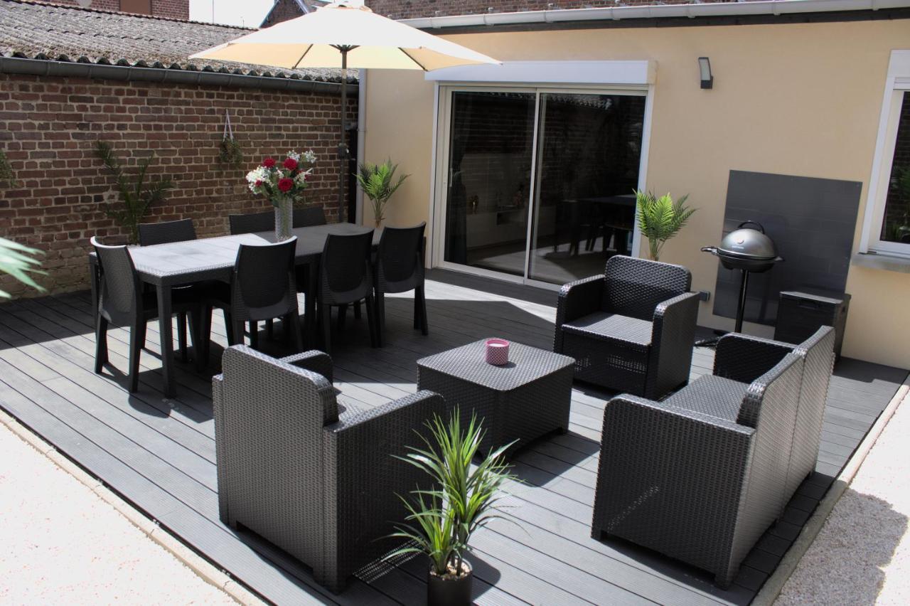 L'Escale Tropicale, Appartement Independant Avec Terrasse Privative Saint-Quentin  Esterno foto