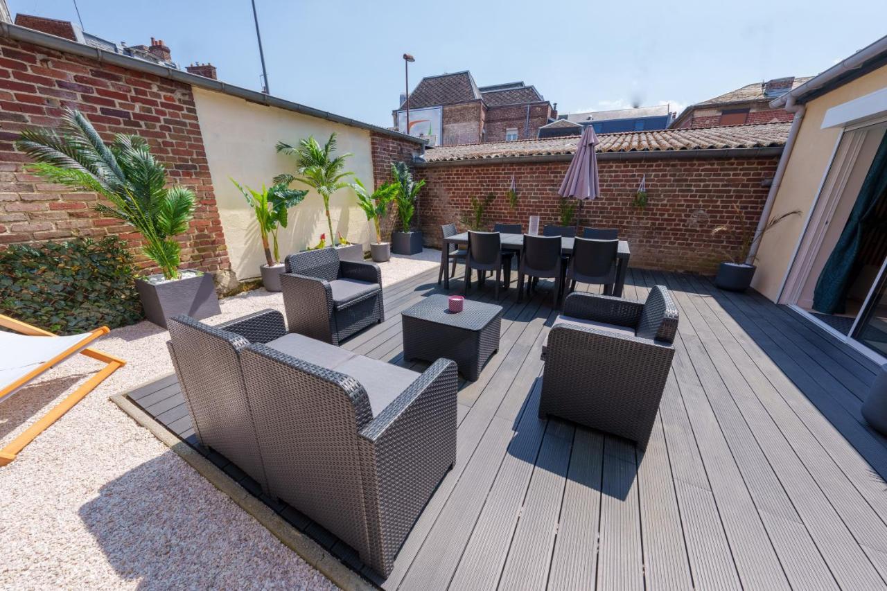 L'Escale Tropicale, Appartement Independant Avec Terrasse Privative Saint-Quentin  Esterno foto