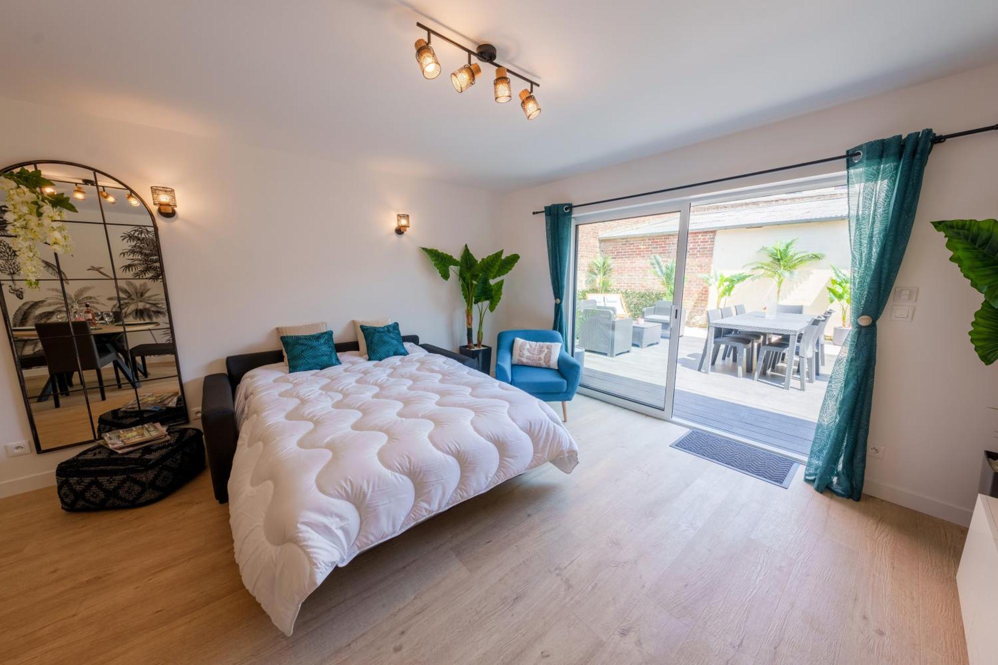 L'Escale Tropicale, Appartement Independant Avec Terrasse Privative Saint-Quentin  Esterno foto